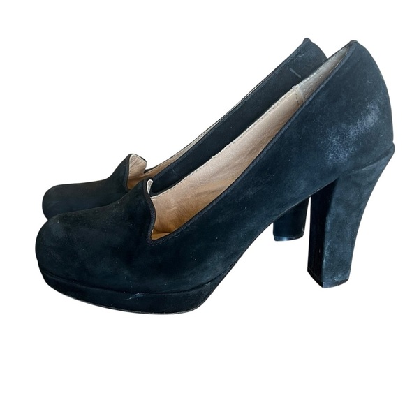Adrienne Vittadini | The Prestin Pump in Black Suede Size 8 - Picture 1 of 7